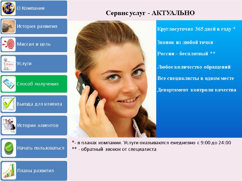 Сервис услуг - АКТУАЛЬНО Круглосуточно 365 дней в году *  Звонок из любой